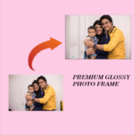 Custom Landscape Rectangle Acrylic Photo Frame – Glossy Finish