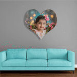 Heart Acrylic Photo Frame | Personalized Couple Photo Gift