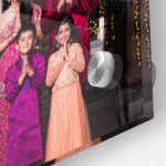 Personalized Portrait Acrylic Photo Print – Glossy Finish – Custom Vertical Frame