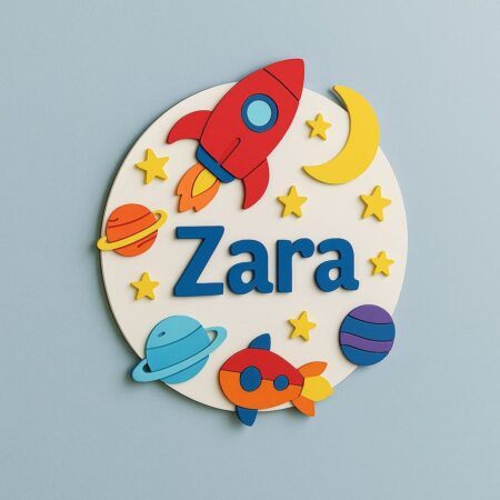 Acrylic Multilayer Kids Nameplate