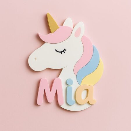 Acrylic Multilayer Kids Nameplate
