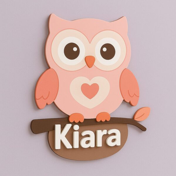 Acrylic Multilayer Kids Nameplate