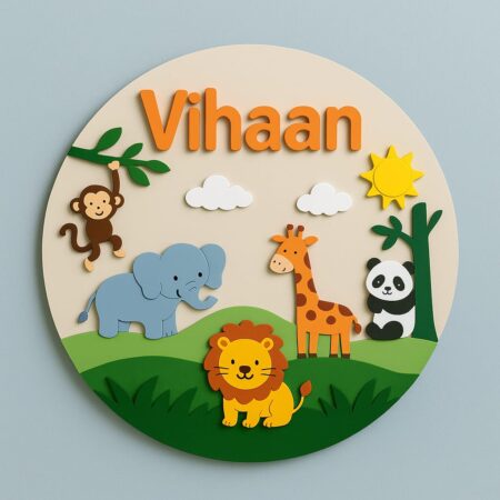 Acrylic Multilayer Kids Nameplate