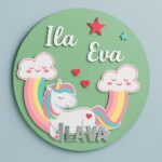 Acrylic Multilayer Kids Nameplate
