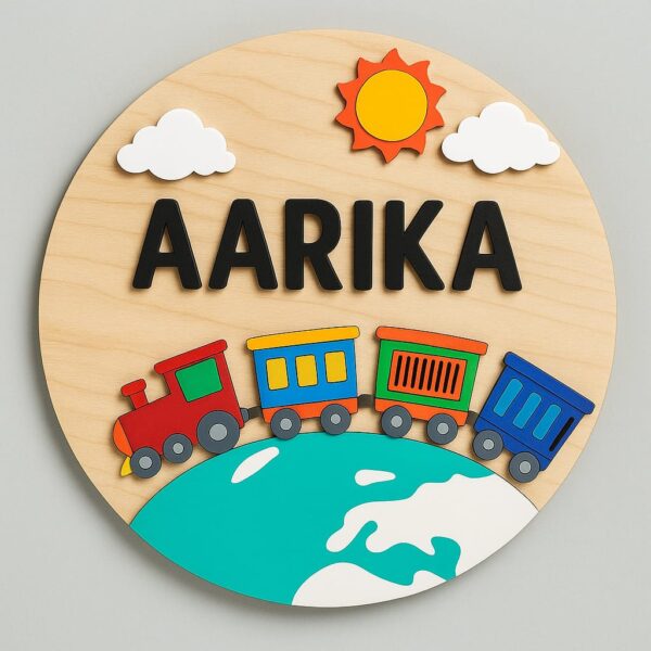 Acrylic Multilayer Kids Nameplate