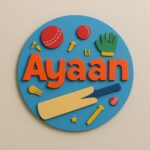 Acrylic Multilayer Kids Nameplate